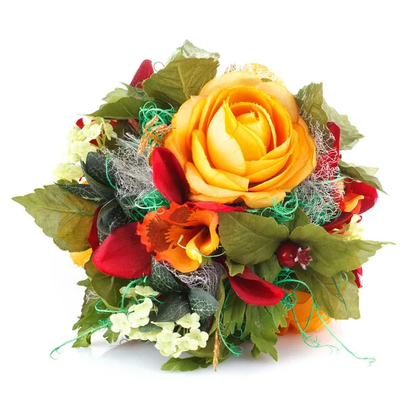Bukiet kwiatów sztucznych — Zdjęcie stockowe