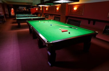 Bilardo masası, oyun için ayarla