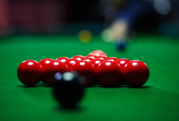 Ball and Snooker Player — Stock Photo, Image