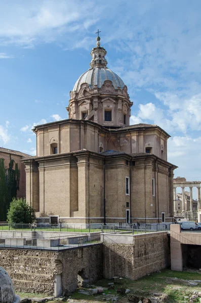 Forum Romanum - rome Italië — Stockfoto