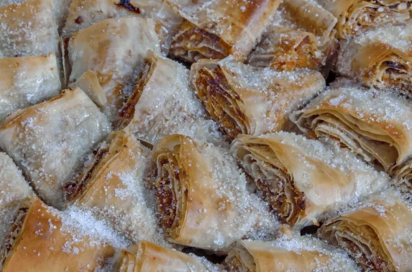 Traditional bulgarian pumpkin pastry - banitza — Stock Photo, Image