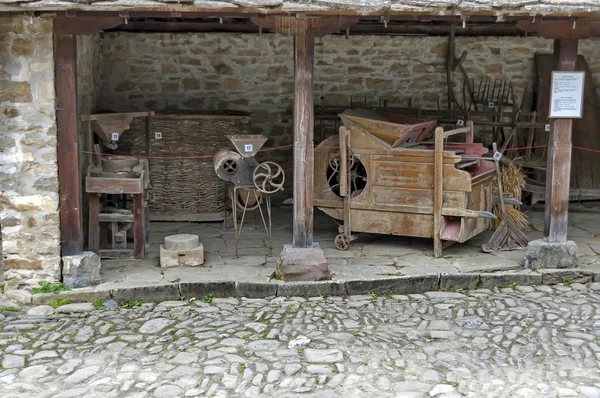 Machines pour la récolte du maïs à partir de blé dans l'éther — Photo