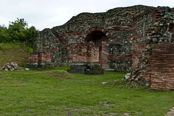 Antiguos Edificios Interior Entrada Principal Del Antiguo Complejo Romano Palacios — Foto de Stock