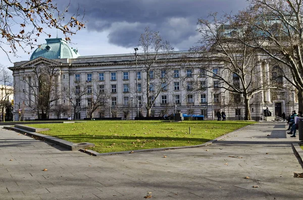 Sofia Bulgária Dezembro 2020 Vista Universidade Kliment Ohridski Cidade Sofia — Fotografia de Stock