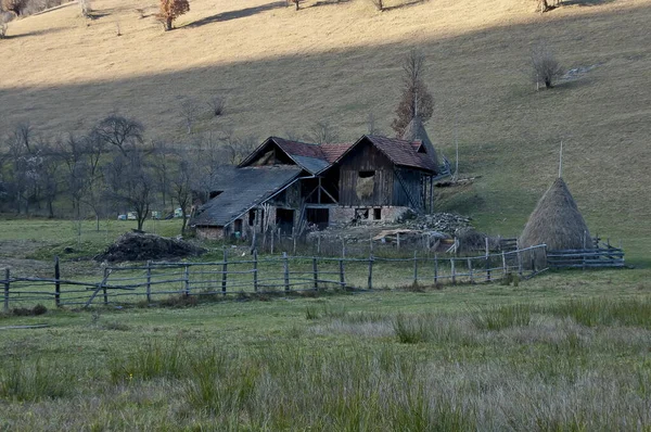 Vasiliovo Bulgarien November 2010 Teil Eines Dorfes Mit Alten Häusern — Stockfoto