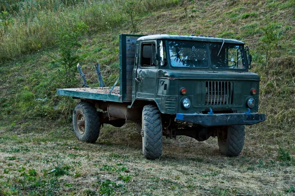 Vasiliovo Bulgaria Julio 2012 Antiguo Camión Militar Adaptado Utilizado Para —  Fotos de Stock