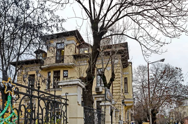 Sofia Bulgaria December 2014 Fragments Old Beautiful Buildings Center Bulgarian — Stock Photo, Image