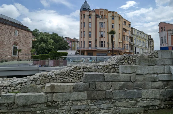 Cidade de Plovdiv em preparação da Capital Europeia da Cultura em 2019 — Fotografia de Stock