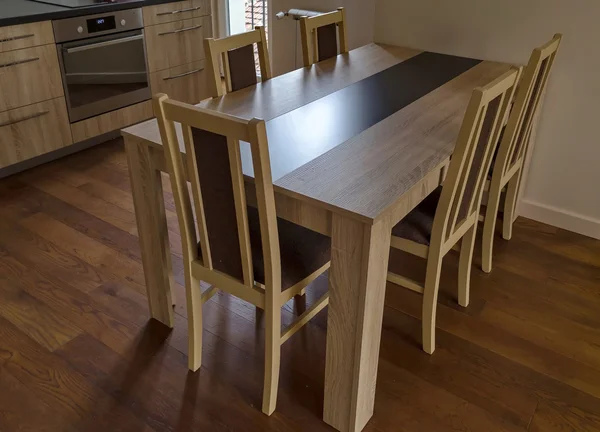 Dining-table in living room — Stock Photo, Image