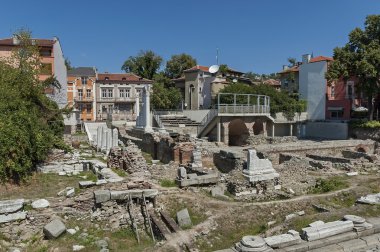 The ancient stadium Philipopolis in Plovdiv, Bulgaria. clipart