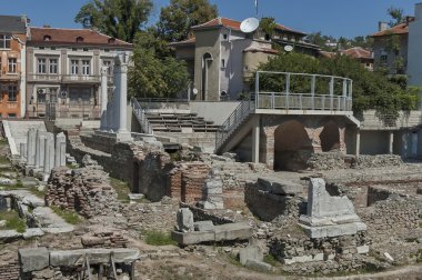 Antik stadyum Philipopolis Plovdiv, Bulgaristan.
