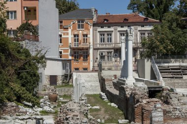 Antik stadyum Philipopolis Plovdiv, Bulgaristan.