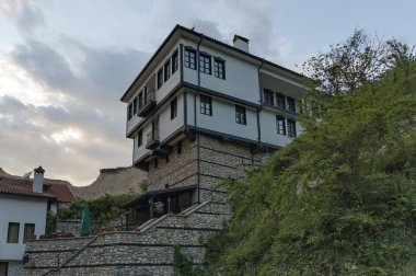 Antik Melnik kasaba Manzaralı