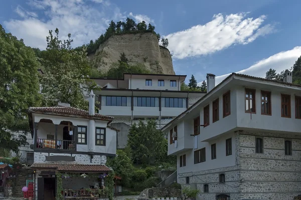 Antik Melnik kasabaya görüntülemek — Stok fotoğraf