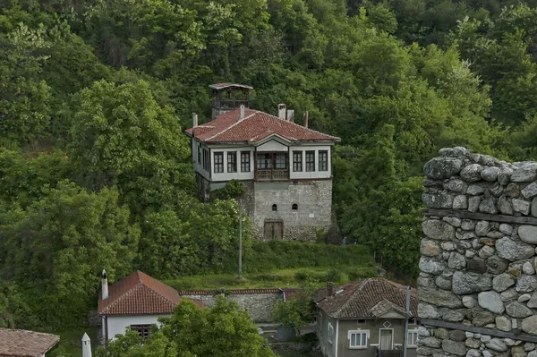 Пейзажний вид до стародавнього міста Мельник — стокове фото
