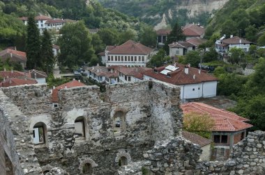 Antik Melnik kasaba Manzaralı