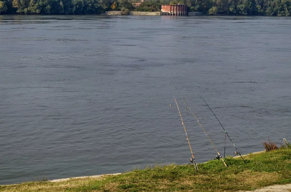 Riverside of river Danube by Ruse town — Stock Photo, Image