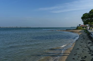 Venedik Lagünü, Adreatic deniz, İtalya Beach'de
