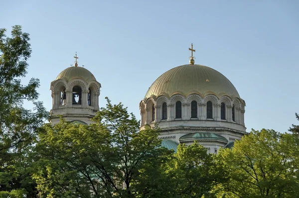 O telhado da Catedral de São Alexandre Nevsky em Sófia — Fotografia de Stock