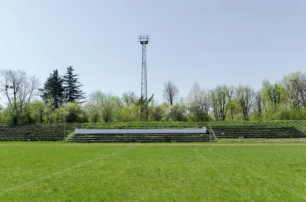 Desolate stadium in small town — Stock Photo, Image