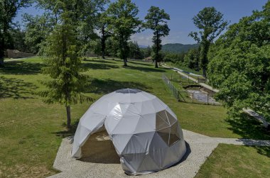 Çadır koru Bilgi Panosu Prevails Mali şehrin detaylı planı ile için