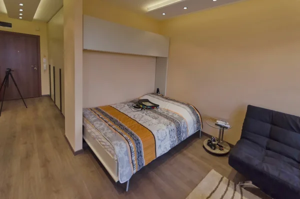 Sala de estar en apartamento pequeño, Sofía — Foto de Stock