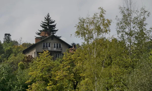 Casa na floresta, Pancharevo — Fotografia de Stock