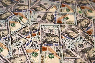 Amerikan dolarları, Amerikan dolarlarının geçmişi, banknotlar, yakın plan.