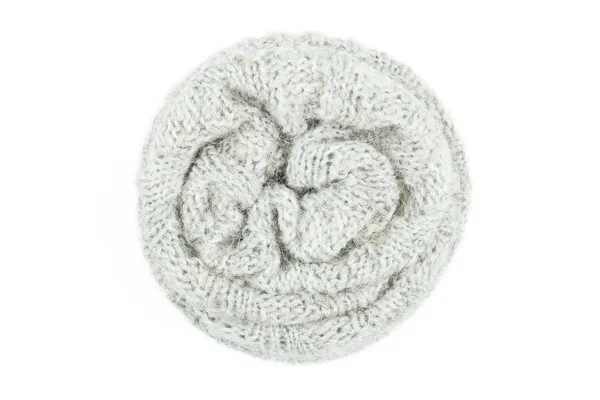 Bufanda de lana aislada sobre fondo blanco — Foto de Stock