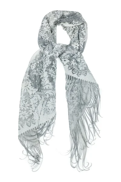 Silk scarf isolerade på vit bakgrund — Stockfoto