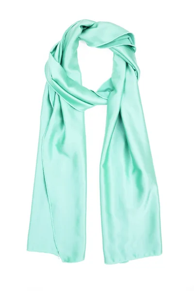Silk scarf isolerade på vit bakgrund — Stockfoto