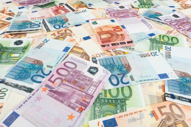 kağıt para euro. Kağıt arka plan