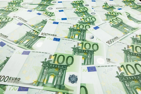 Paper money euro. background of banknotes — Stock Photo, Image