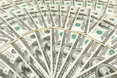  Kağıt para dolar. Kağıt arka plan