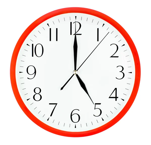 Clock isolated on white background — Stock Photo, Image