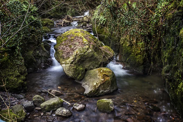 Río Rocoso en Alva Glen Escocia — Foto de Stock