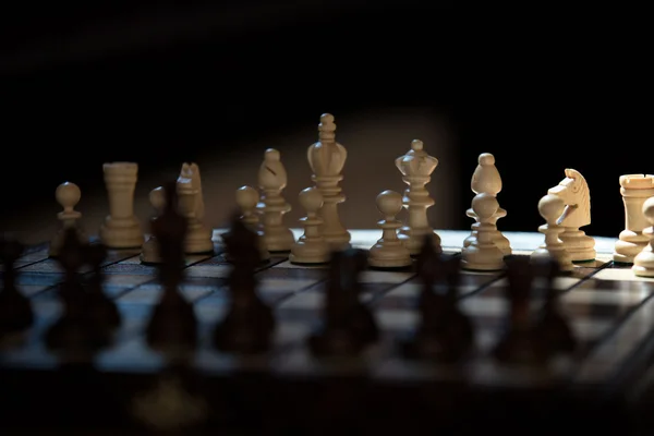 Vecchio set di scacchi — Foto Stock
