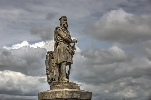 Robert la statua di Bruce a Stirling — Foto Stock