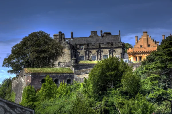 Oldalnézetből a Stirling Castle — Stock Fotó