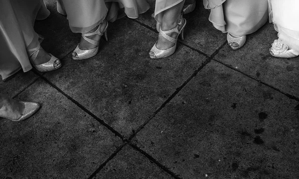 Sapatos de casamento — Fotografia de Stock