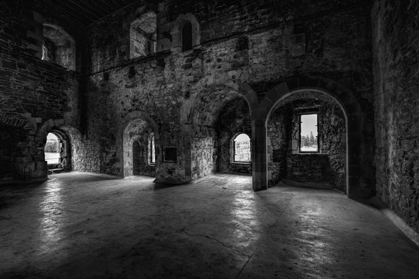 Tiro de um Castelo Interior Fotografia De Stock