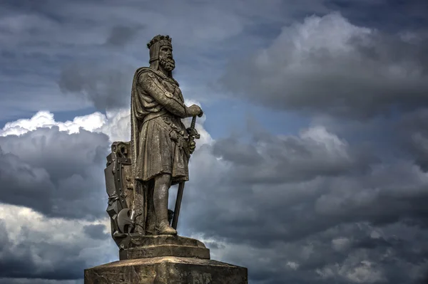 Statuia lui Robert Bruce Fotografie de stoc