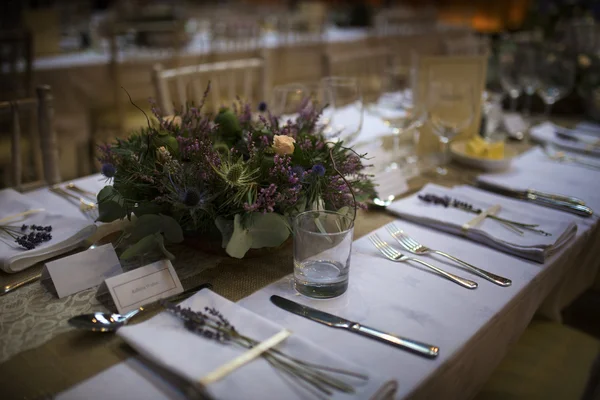 Wedding table decor — Stock Photo, Image