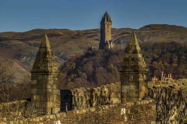 Het Wallace Monument in Schotland — Stockfoto