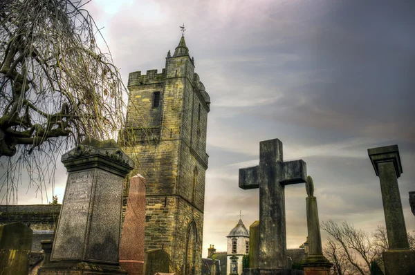 著名的粗鲁的斯特林苏格兰教堂 — 图库照片