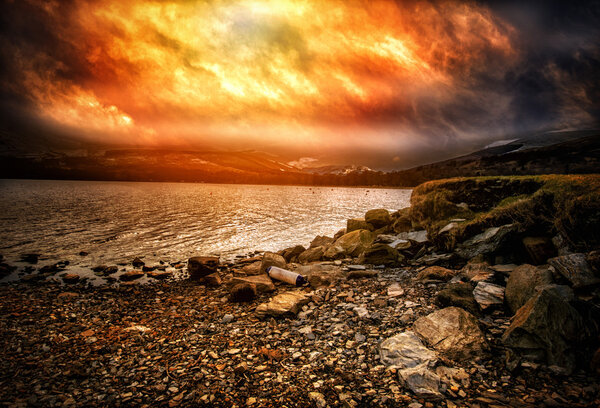 Lochernhead Scotland Stock Photo