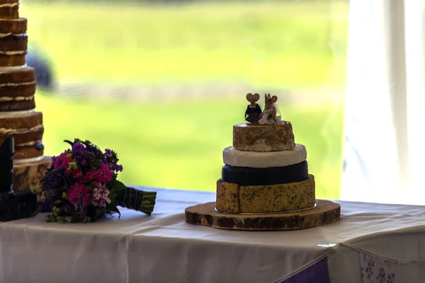 Cheese in cake design — Stock Photo, Image