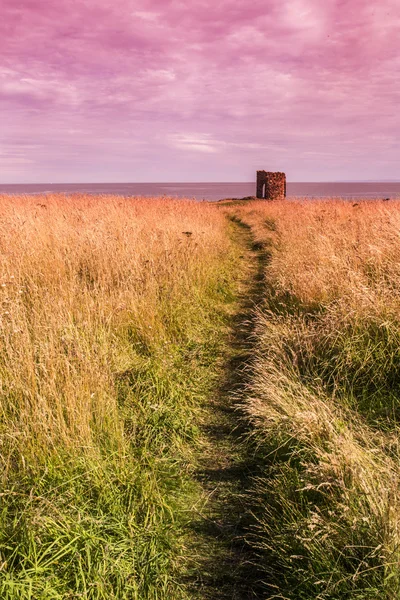 Gamla ruinerade Castle i Elie Skottland — Stockfoto