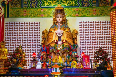 Kuala Lumpur, Malezya. 07.08.2024 en büyük Budist tapınağı Thean Hou, Kuala Lumpur.