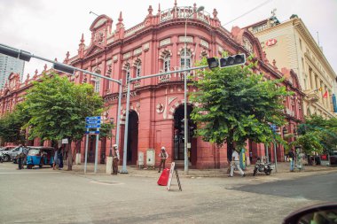 Colombo, Sri Lanka 03.02.2023, Solombo 'nun göbeğindeki güzel koloni binaları ve anıtlar..
